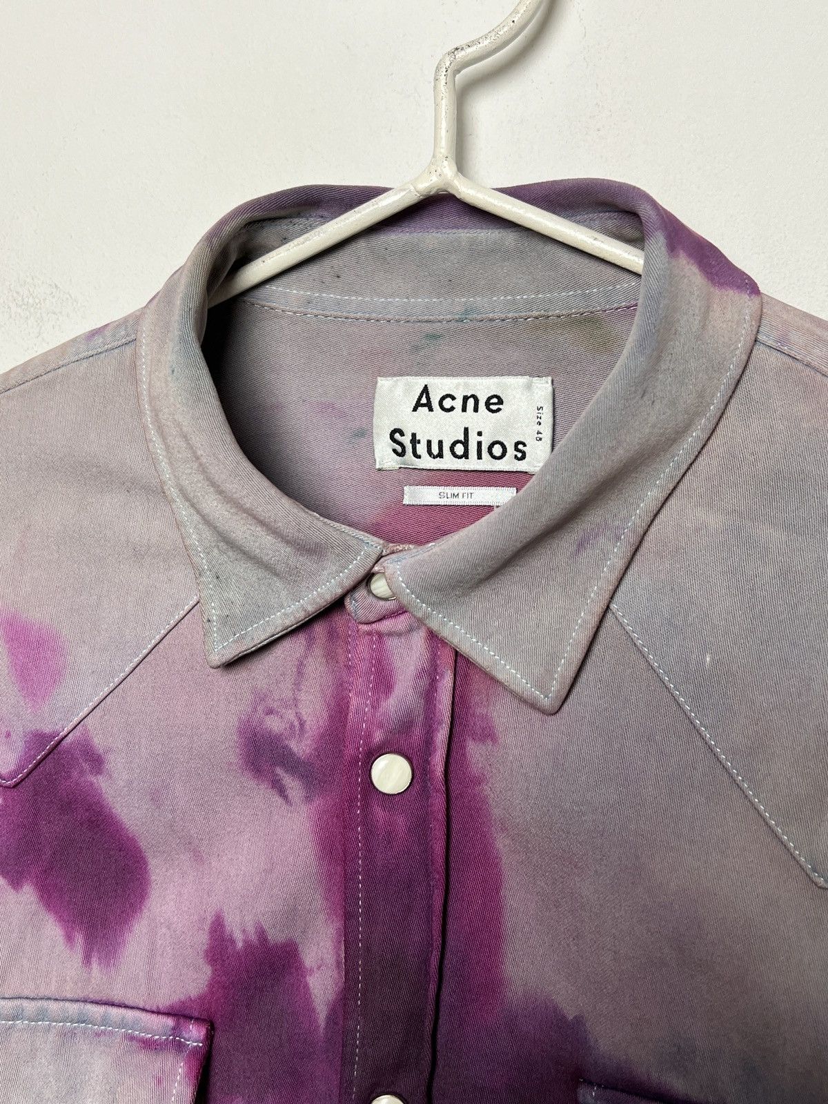 Acne Studios acne vintage travis flannel shirt tie dye y2k Size US M / EU 48-50 / 2 - 4 Thumbnail