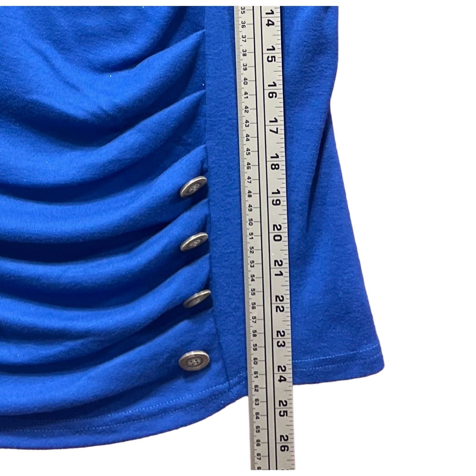 Other Allegra K - Women's V-Neck 3/4Sleeve Solid Knitted Button De Size L / US 10 / IT 46 - 8 Thumbnail