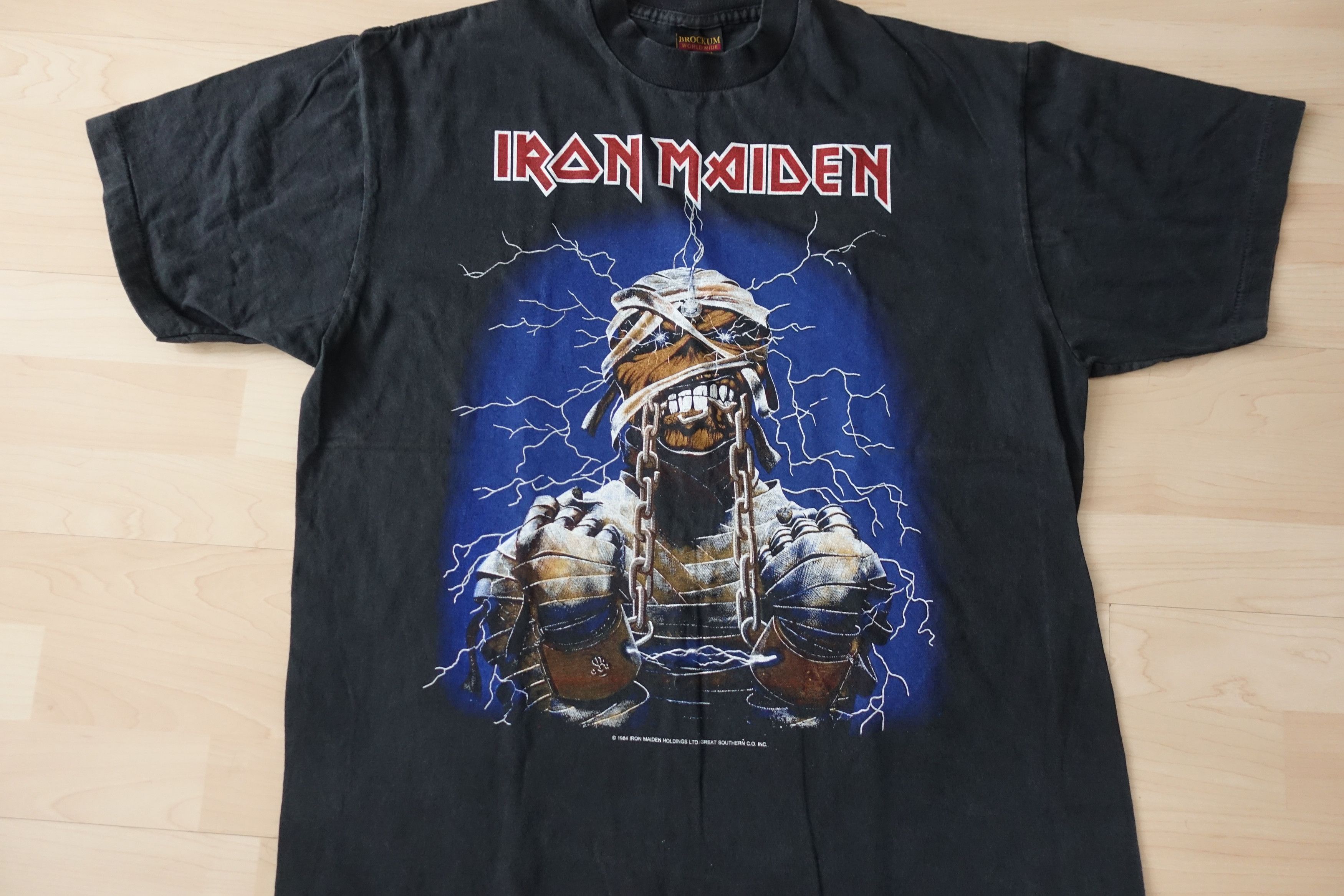 Band Tees Iron Maiden "World Slavery Tour '84-'85" Brockum Size US XL / EU 56 / 4 - 1 Thumbnail