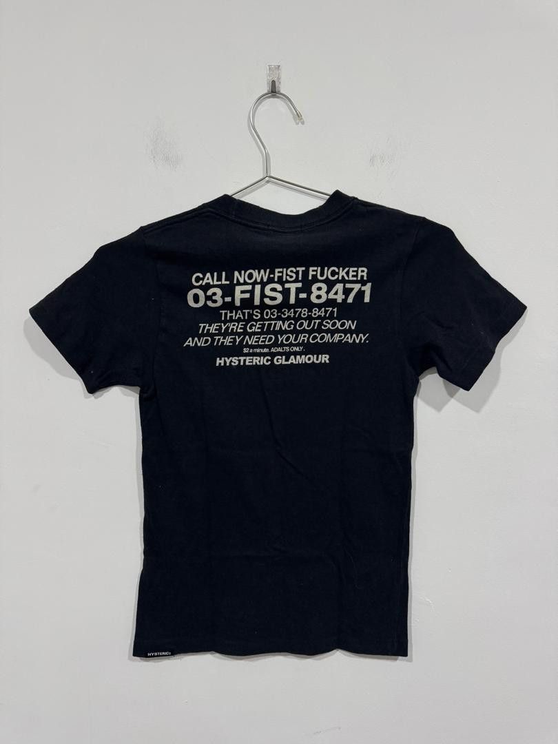 Hysteric Glamour × Vintage Vintage Hysteric Glamour Rocker Tee Size ONE SIZE - 3 Thumbnail
