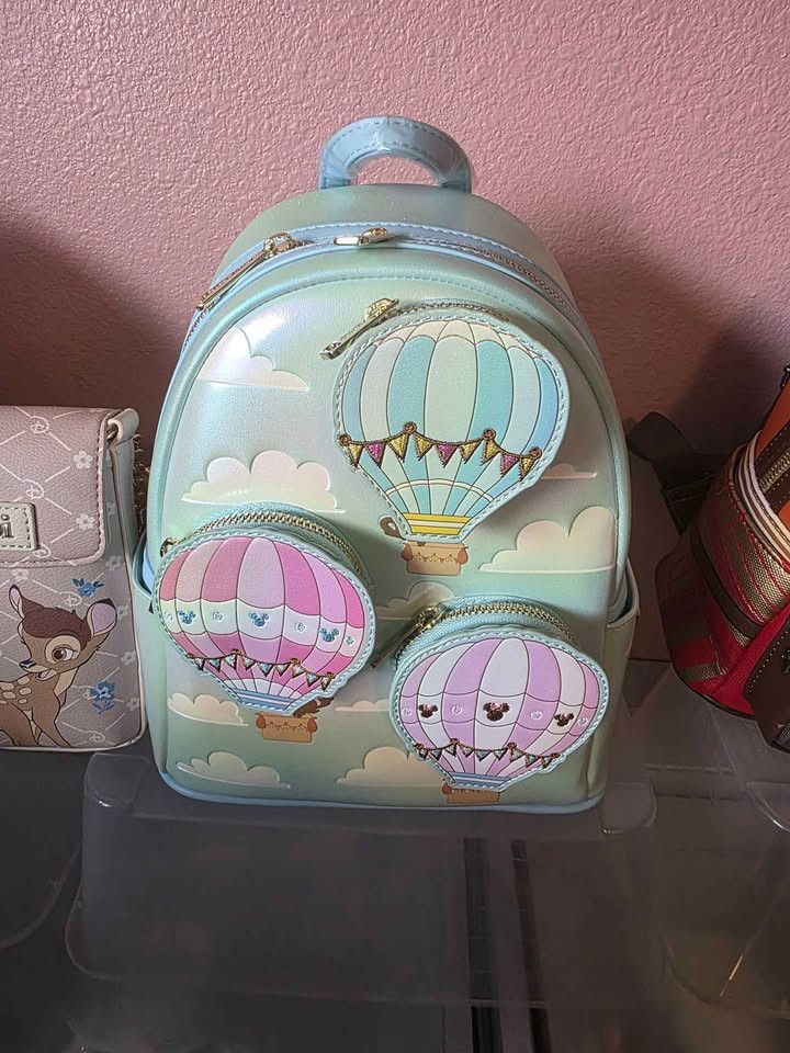 Other Disney Loungefly Hot Air Balloon Mini Backpack Size ONE SIZE - 1 Thumbnail