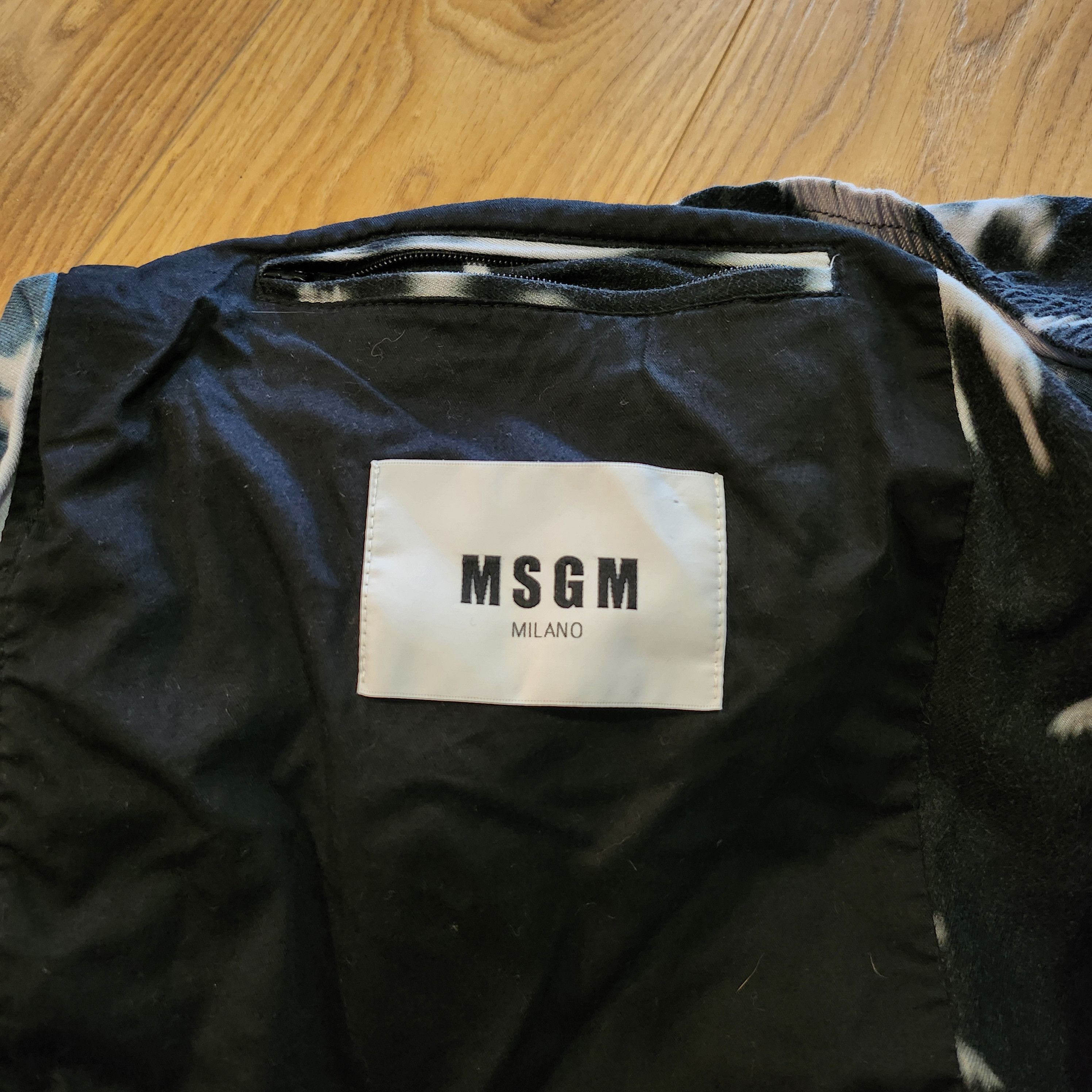 MSGM PALM TREE PRINT ZIP BLOUSON JACKET Size US M / EU 48-50 / 2 - 2 Thumbnail