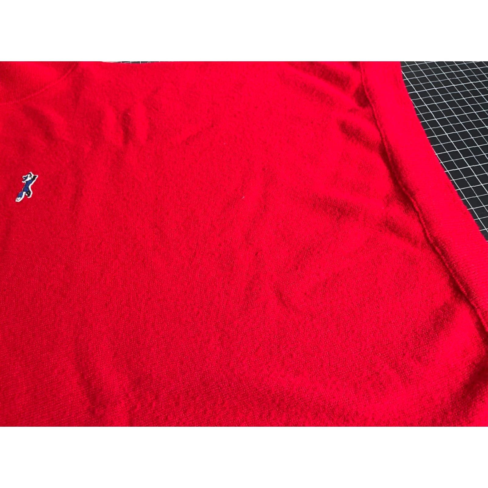 Vintage VINTAGE 70s Fox Collection Sweater Mens L Red V-Neck J. C. Penney Size US L / EU 52-54 / 3 - 4 Thumbnail