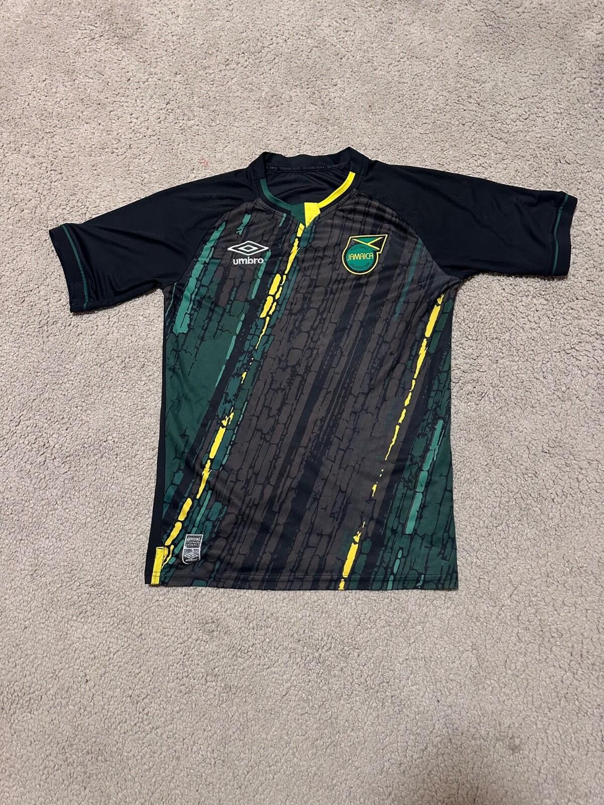 Umbro 2021/22 Jamaica AWAY Jersey Umbro Soccer Football Reggae Size US S / EU 44-46 / 1 - 1 Thumbnail