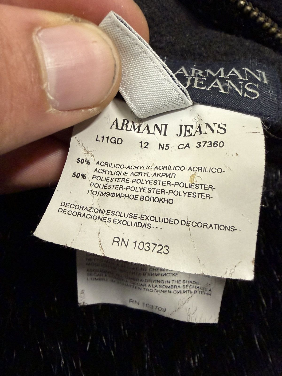 Armani Armani Jeans Fur /Suede Reversible Coat Size L / US 10 / IT 46 - 12 Thumbnail