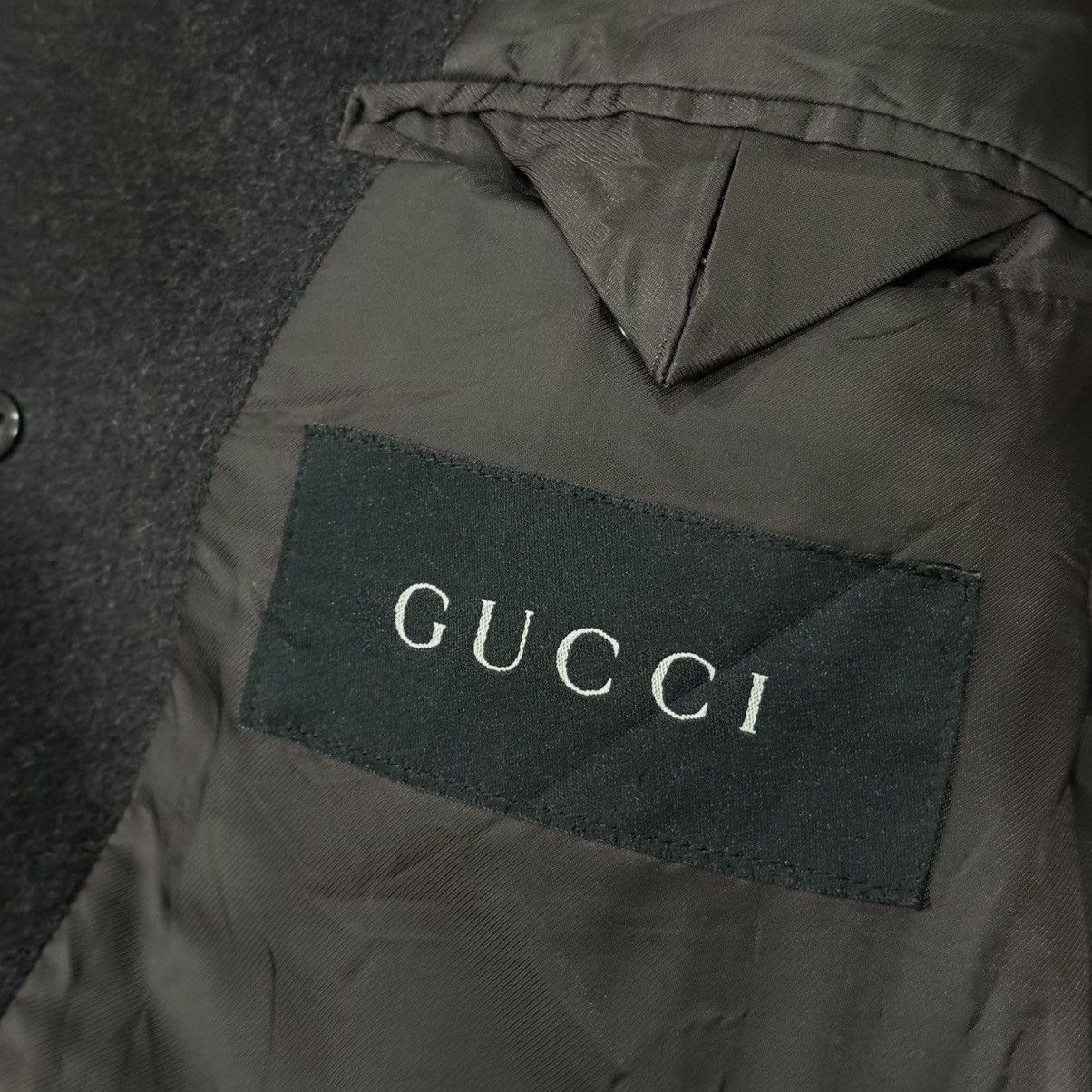 Gucci Vintage Gucci Made In Italy Wool Buttons Long Jacket Size US M / EU 48-50 / 2 - 21 Thumbnail