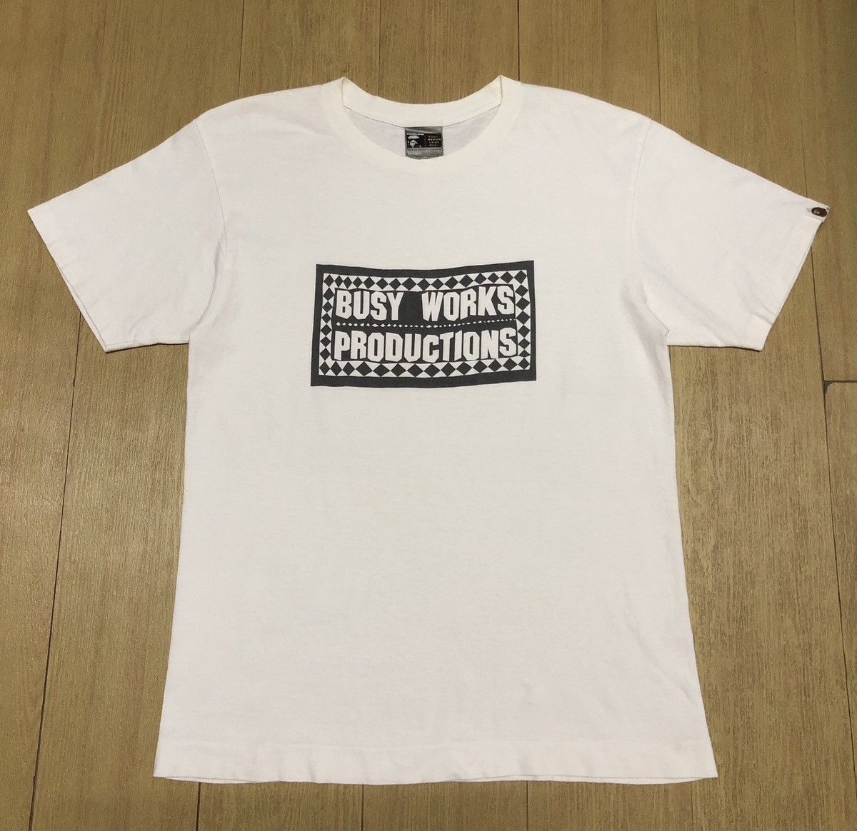 Bape × Nigo OG Vintage 2005 Busy Works Production Tshirts Size US M / EU 48-50 / 2 - 1 Thumbnail