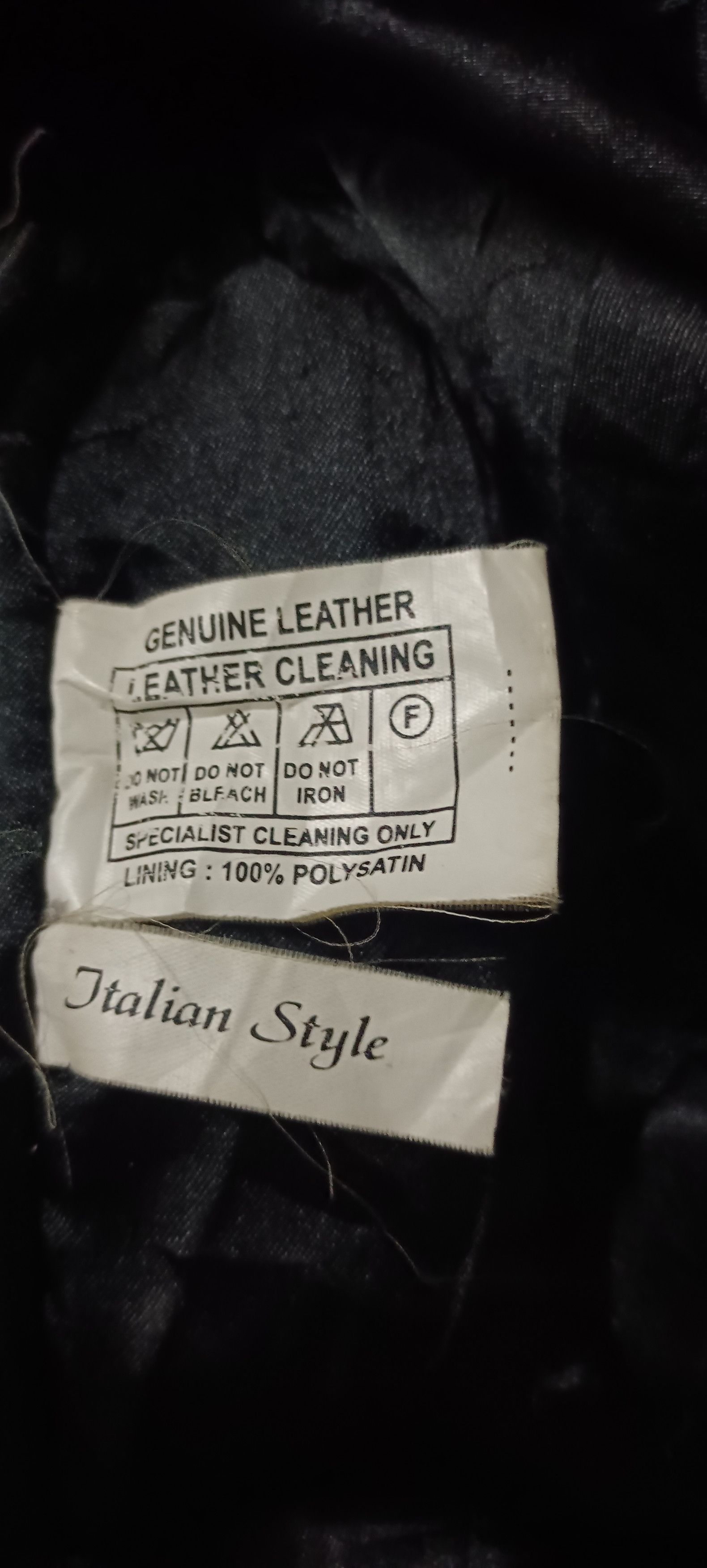 Vintage Vintage Genuine Black Leather TheAlternative Size US L / EU 52-54 / 3 - 12 Thumbnail