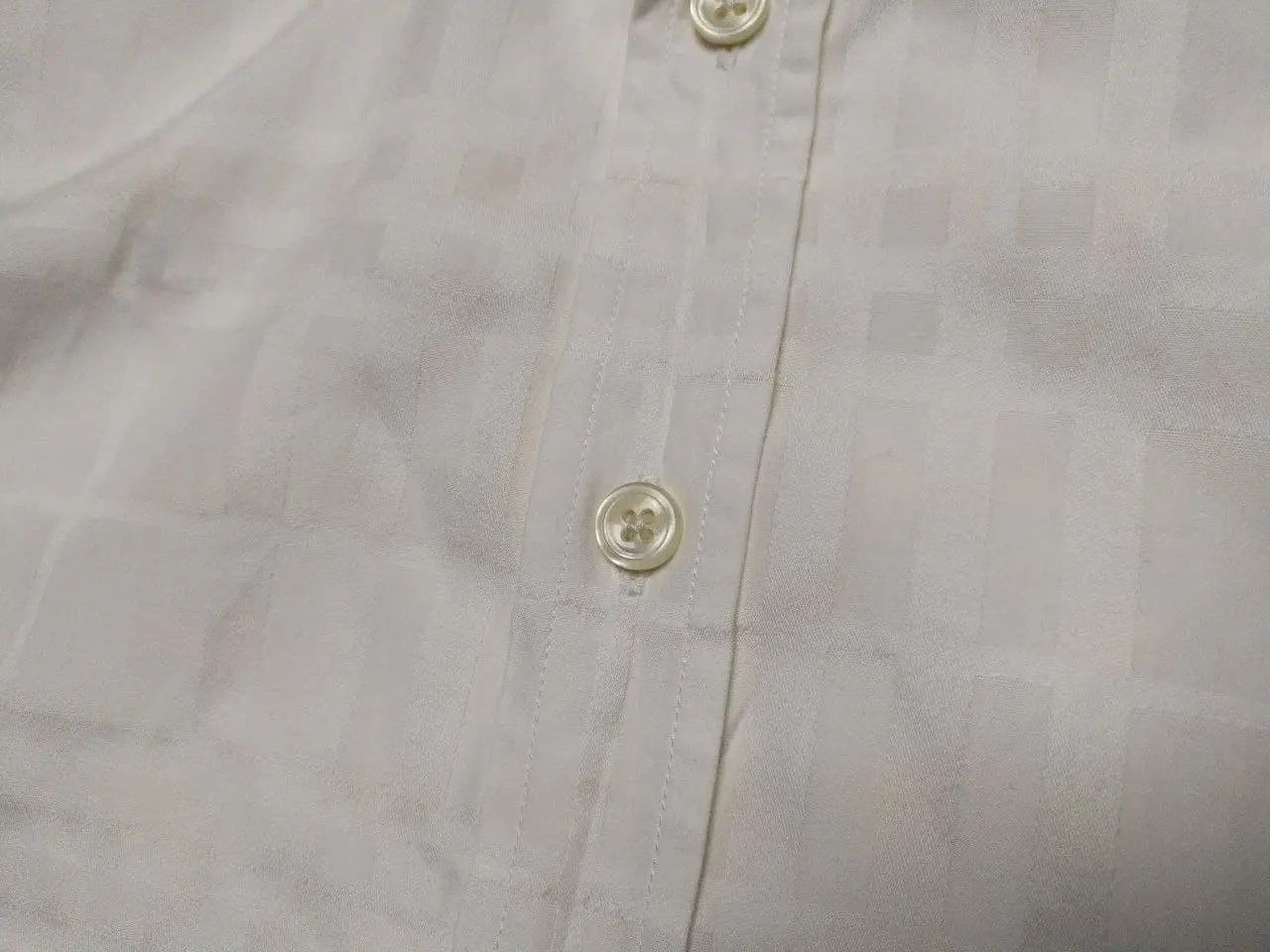 Burberry × Vintage Burberry London cufflinks white checkered shirt Size US XL / EU 56 / 4 - 14 Thumbnail