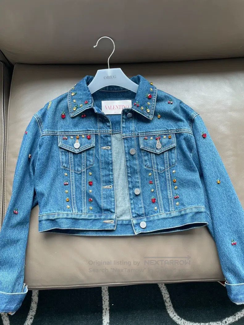 Valentino Valentino Short denim jacket Size US M / EU 48-50 / 2 - 1 Thumbnail