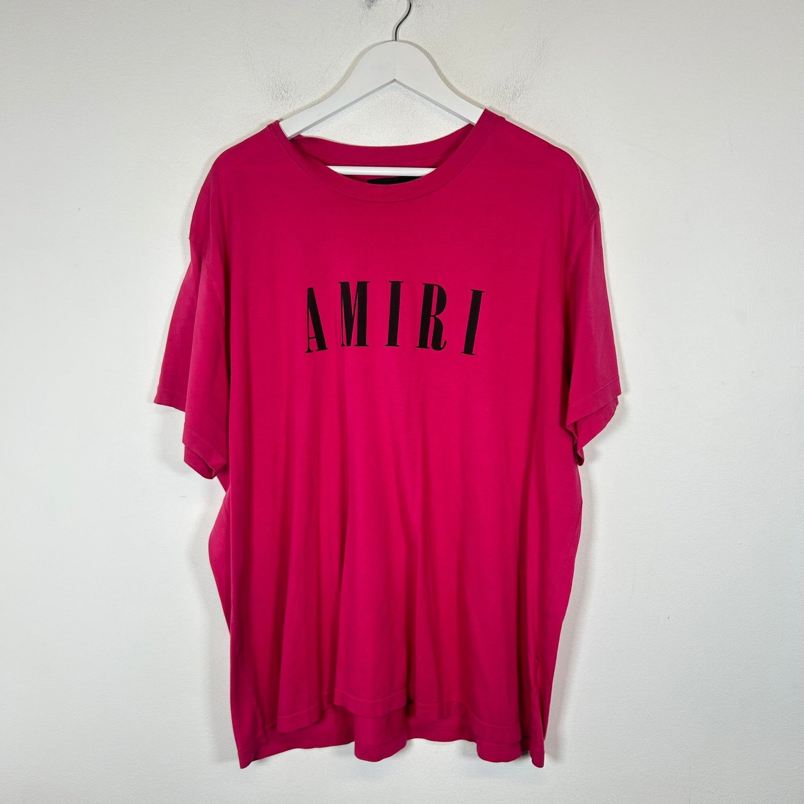Amiri Amiri Pink/Black Logo T-Shirt Size XXL Size US XXL / EU 58 / 5 - 1 Thumbnail
