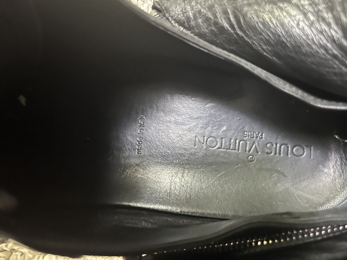 Louis Vuitton Louis Vuitton Black Combat Boots size 11.5 Size US 11.5 / EU 44-45 - 7 Thumbnail