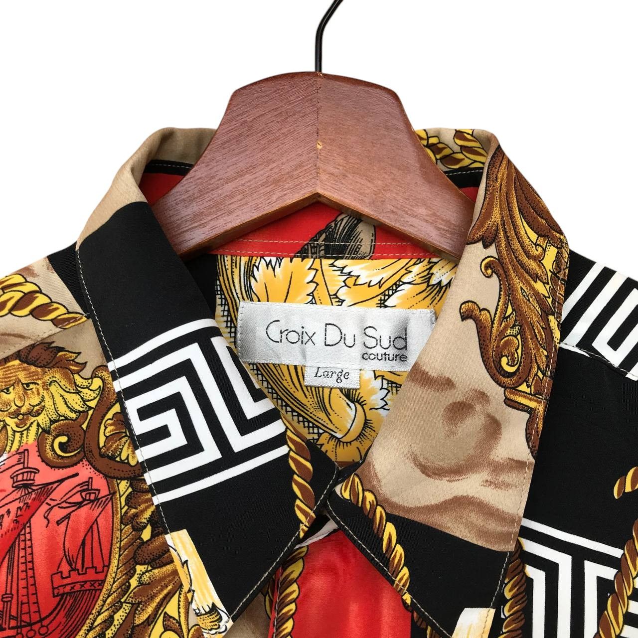 Japanese Brand × Vintage CROIX DU SUD COUTURE BARAQUE SHIRT Size US L / EU 52-54 / 3 - 7 Thumbnail