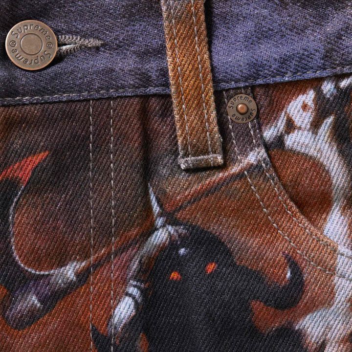 Supreme Supreme Frazetta Loose Fit Jean Size US 36 / EU 52 - 3 Thumbnail