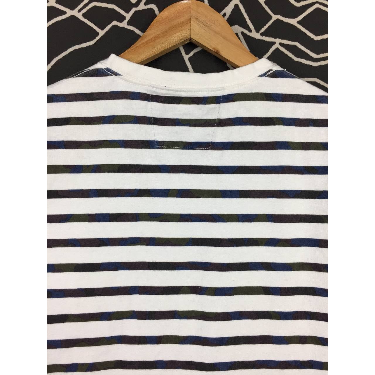 Beams Plus Beams Heart Camo Striped Pocket Longsleeve Tee Size US S / EU 44-46 / 1 - 8 Thumbnail