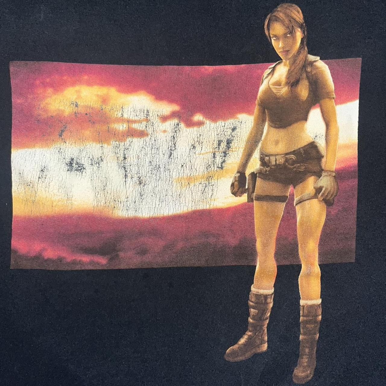 Vintage Vintage 2000s Lara Croft Tomb Raider Legend 3D Gaming Tee Size US XL / EU 56 / 4 - 2 Thumbnail