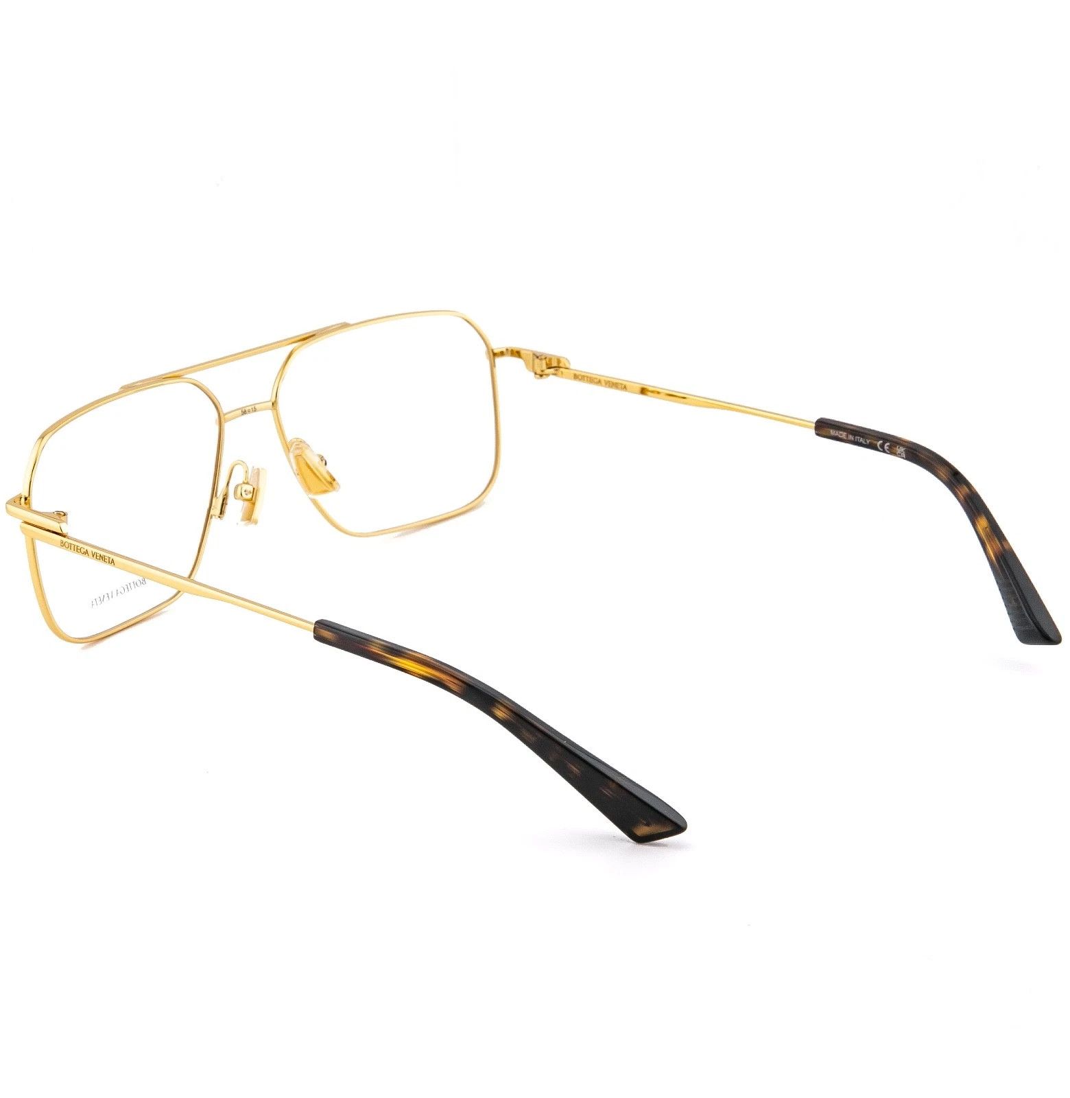 Bottega Veneta BOTTEGA VENETA 1384 CLASSIC BV1384O Gold Brown Optical 001 Size ONE SIZE - 2 Thumbnail