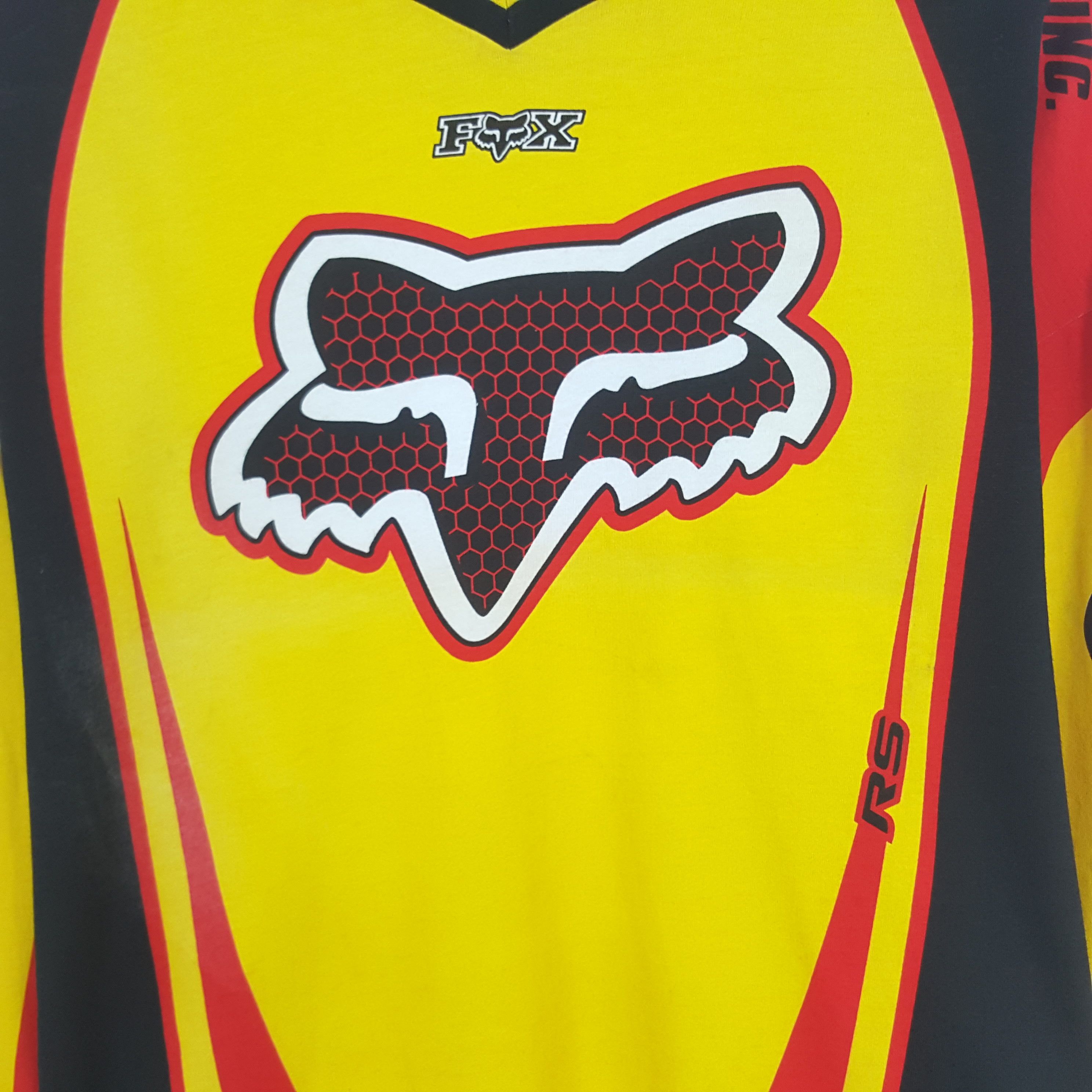 Fox Racing × Vintage Vintage Fox Racing Sport Motocross Tshirt Size US L / EU 52-54 / 3 - 2 Thumbnail