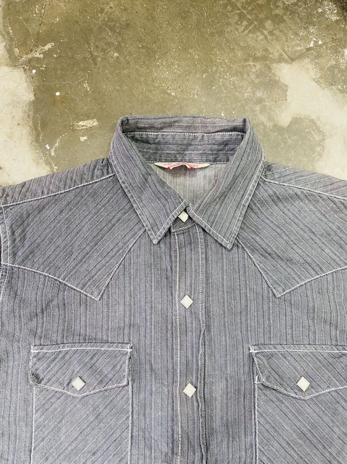 Japanese Brand Rare Lucky Brand Western Casual Button Shirts for Men Size US M / EU 48-50 / 2 - 8 Thumbnail