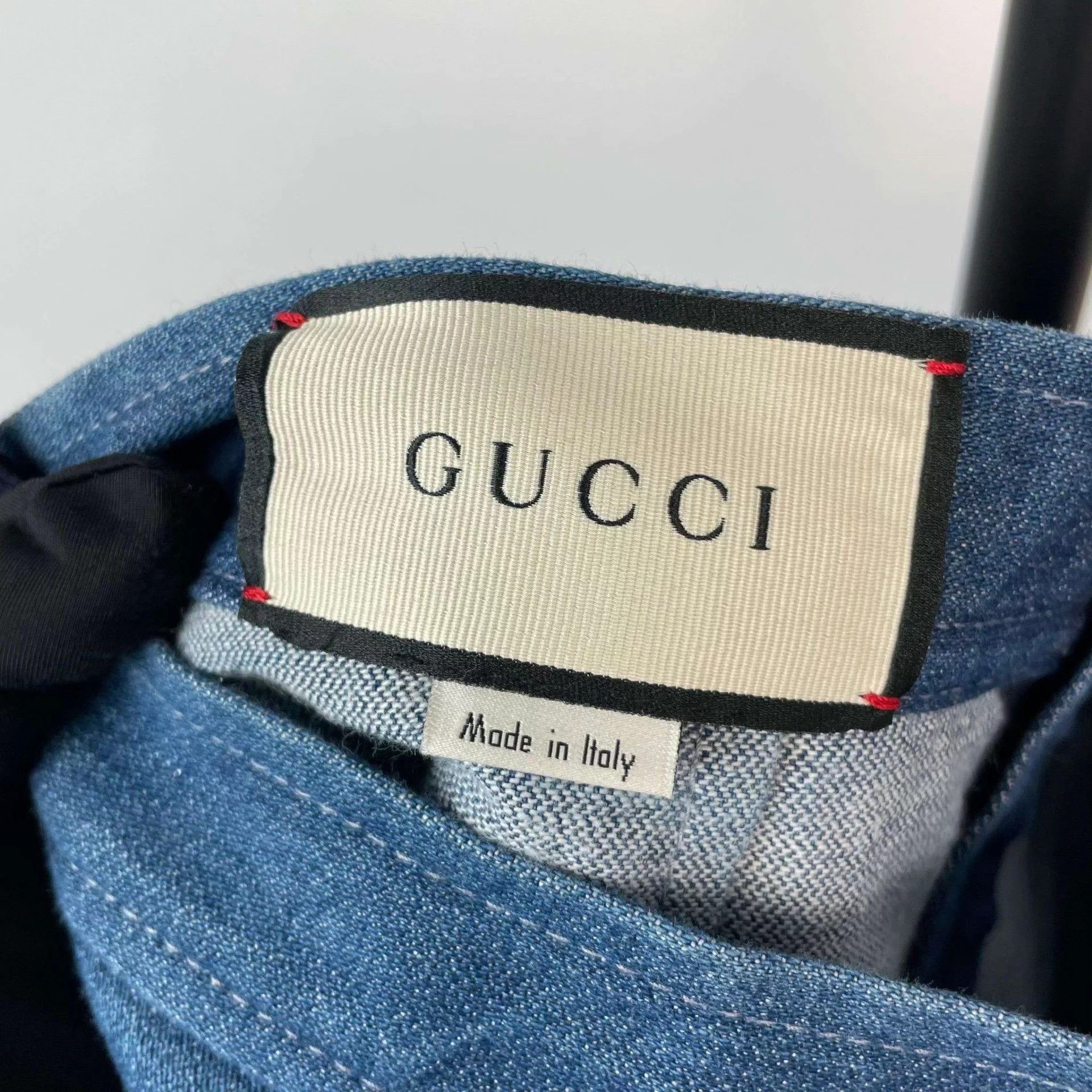 Gucci Gucci denim mini skirt blue 40 Size 28" / US 6 / IT 42 - 3 Thumbnail
