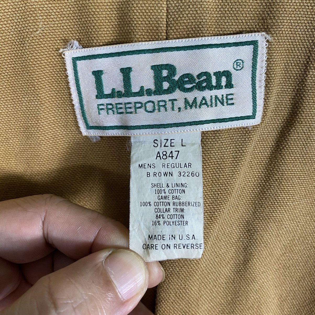 L.L. Bean Vintage 90s LL Bean Chore Jacket Boat Huntting Size US L / EU 52-54 / 3 - 11 Thumbnail