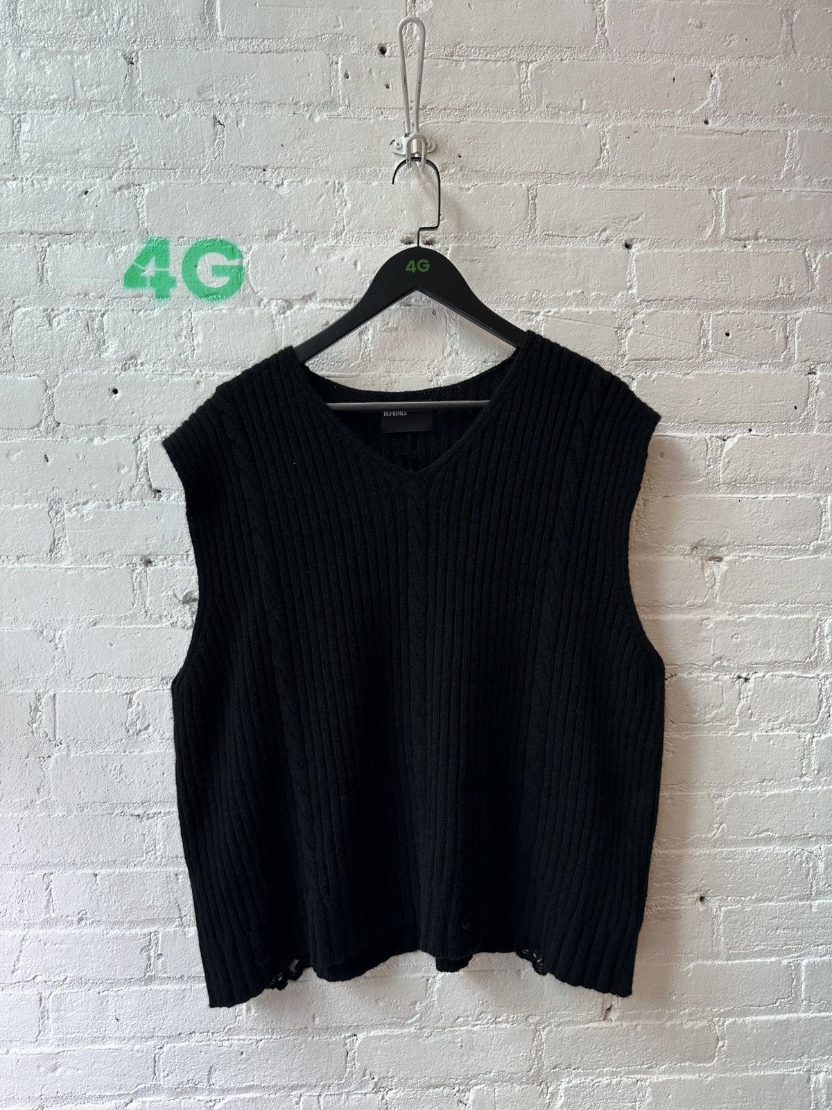 Enfants Riches Deprimes ERD Cashmere Knit Vest Size US XL / EU 56 / 4 - 1 Thumbnail
