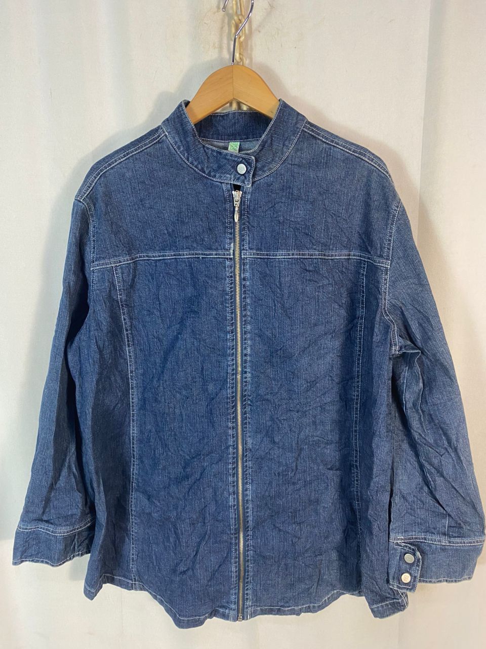 Other Pre natal distressed denim zipper jacket Size US M / EU 48-50 / 2 - 3 Thumbnail