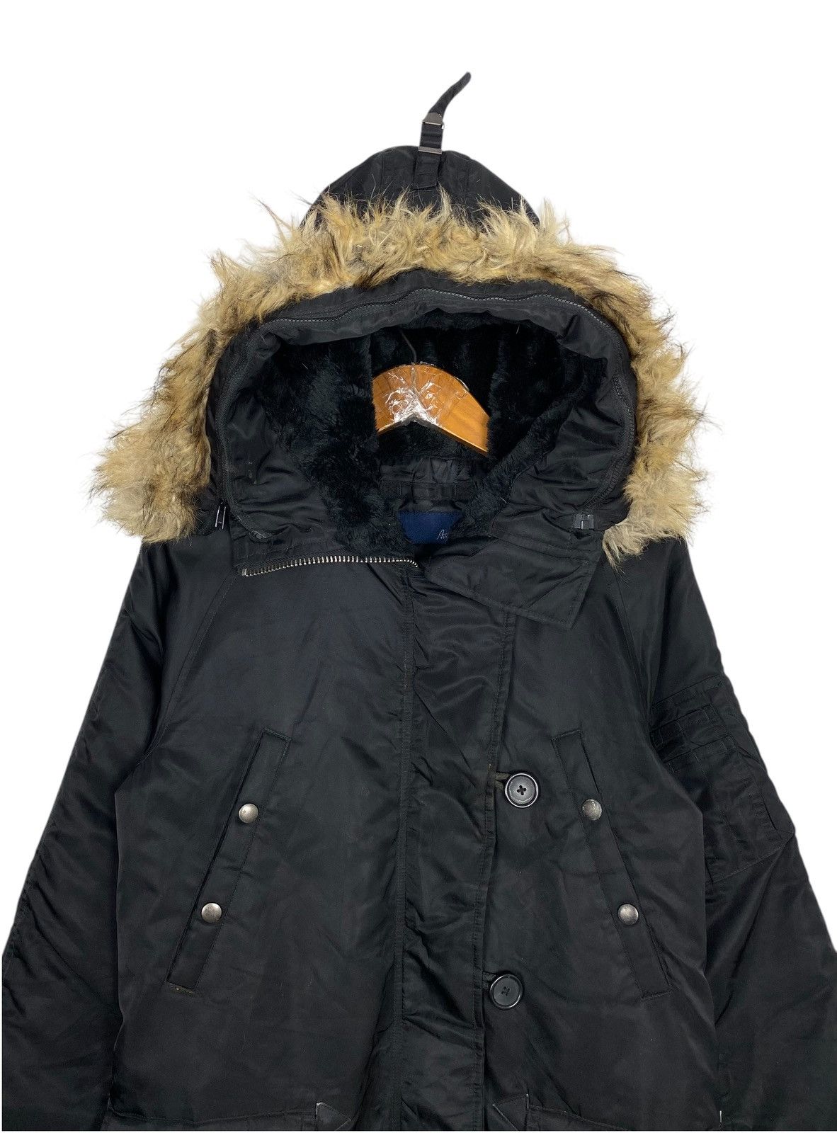 Avirex Rare‼️ Avirex Wintercoat Parka Fur Hoodie Size M / US 6-8 / IT 42-44 - 2 Thumbnail