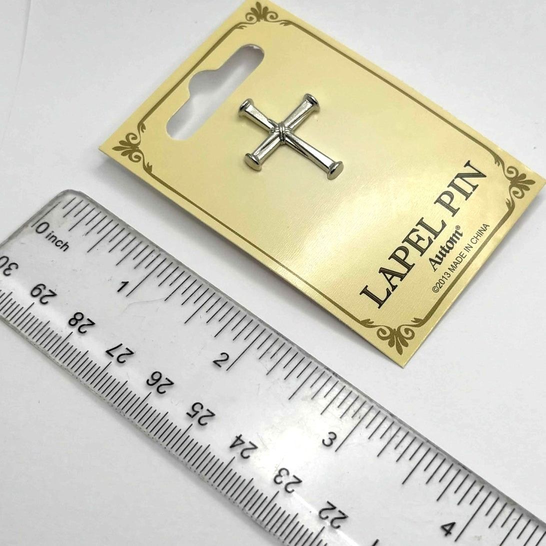 Other Silver Cross Pin Size ONE SIZE - 2 Thumbnail