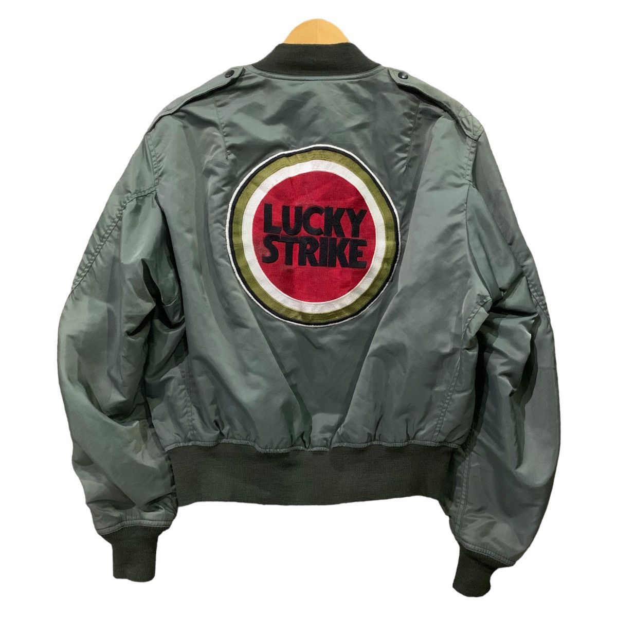Vintage Vintage Lucky Strike L-2B Military Bomber Jacket Size US M / EU 48-50 / 2 - 3 Thumbnail