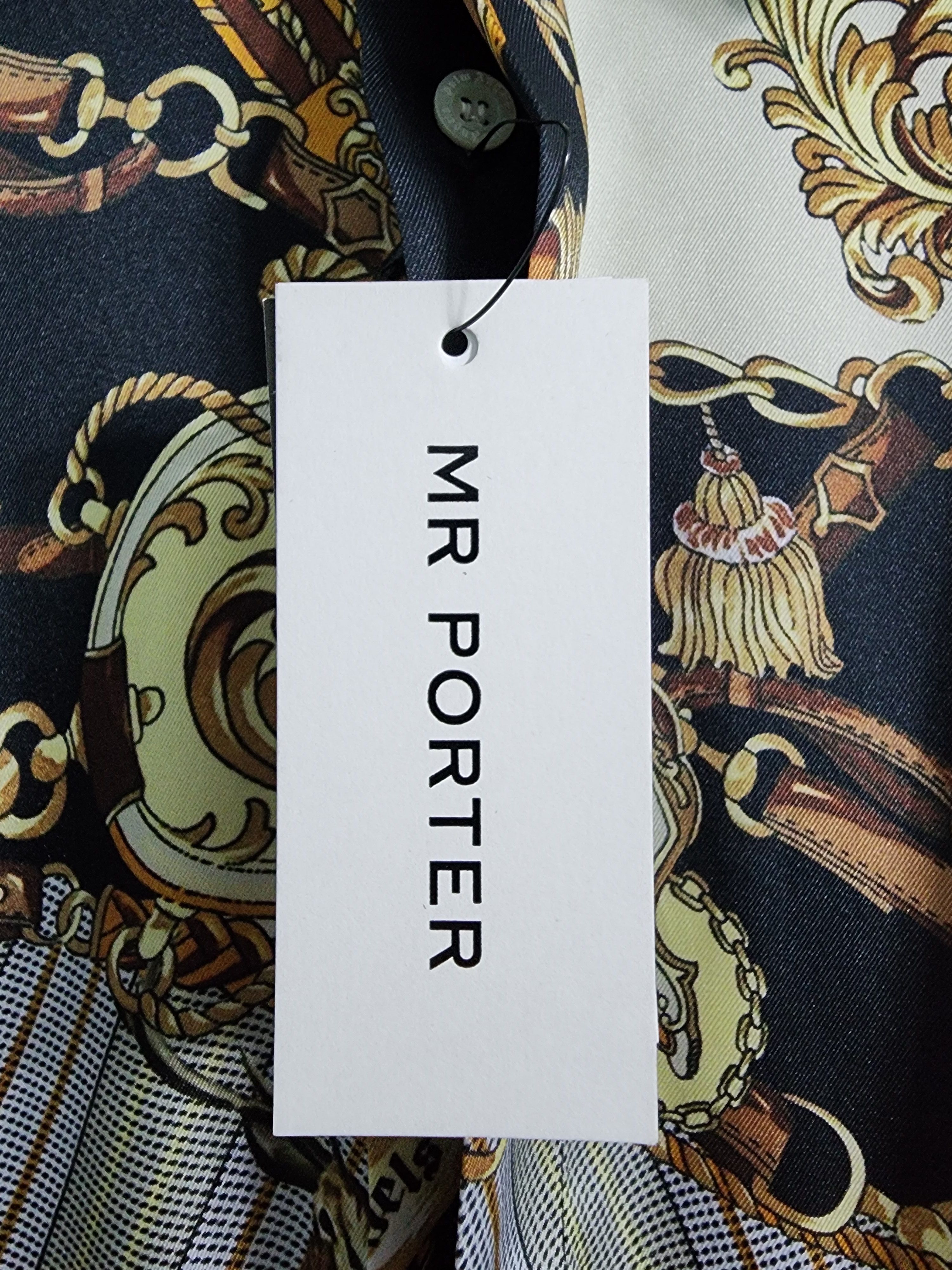 Palm Angels Bridle Motif Ribbed Twill Shirt Size US L / EU 52-54 / 3 - 10 Thumbnail