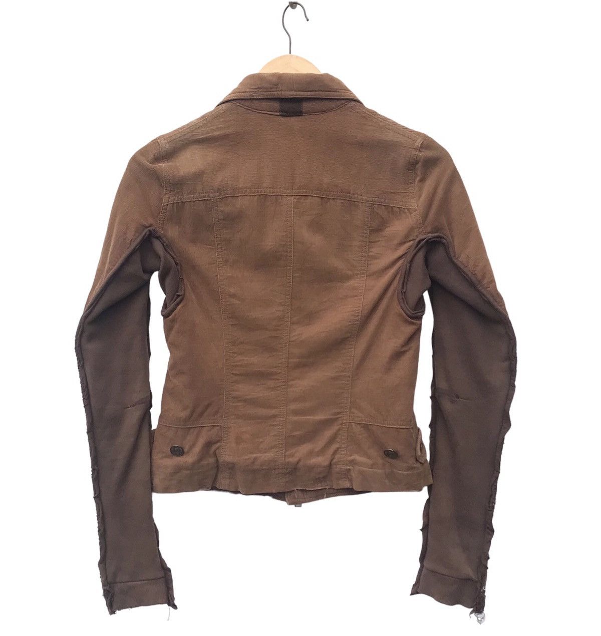 Japanese Brand Jungle Cat Distressed Corduroy Women Jacket ( 16”X22” ) Size S / US 4 / IT 40 - 13 Thumbnail