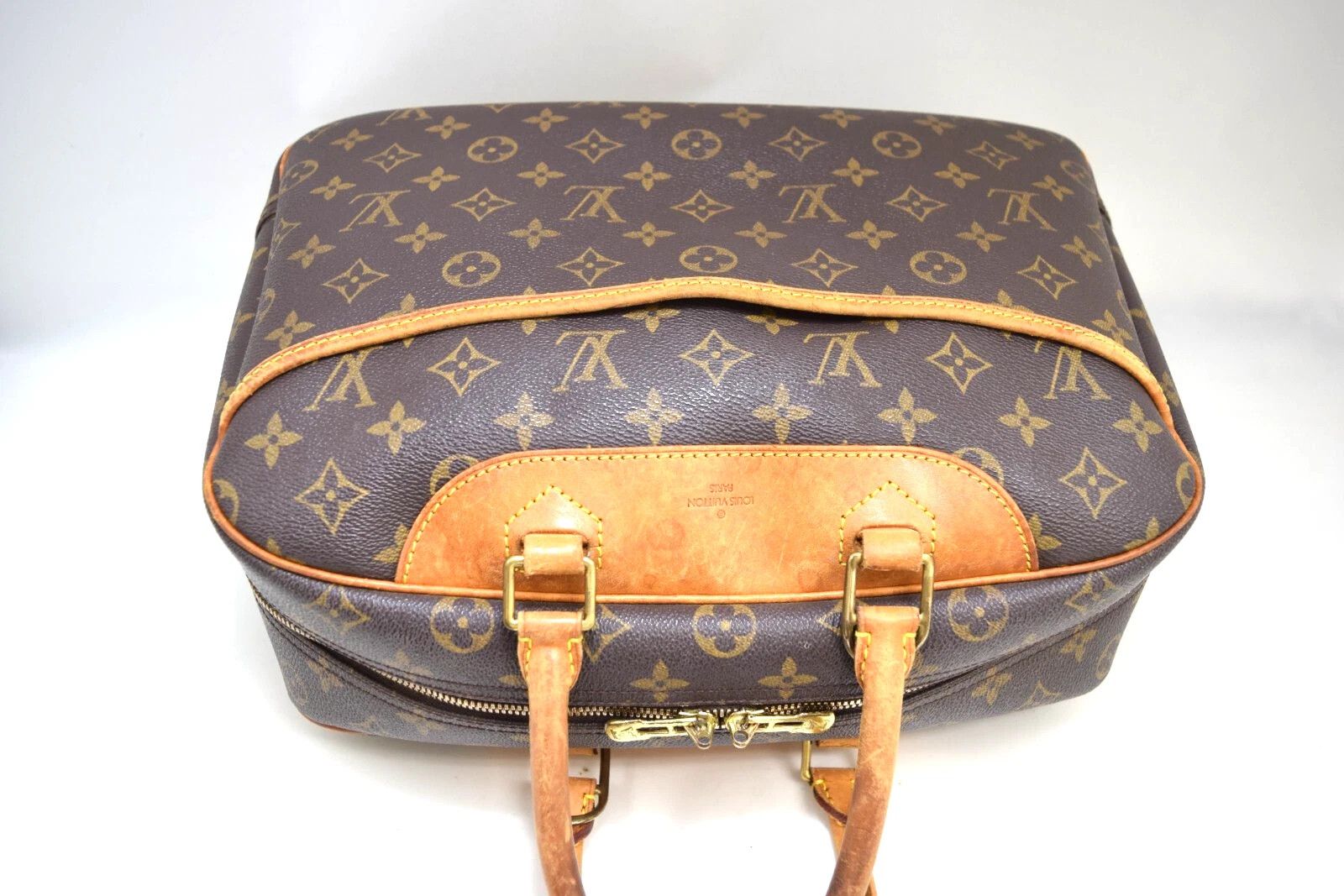 Louis Vuitton Auth Louis Vuitton Deauville Hand Bag Monogram Canvas M47270 Size ONE SIZE - 7 Thumbnail