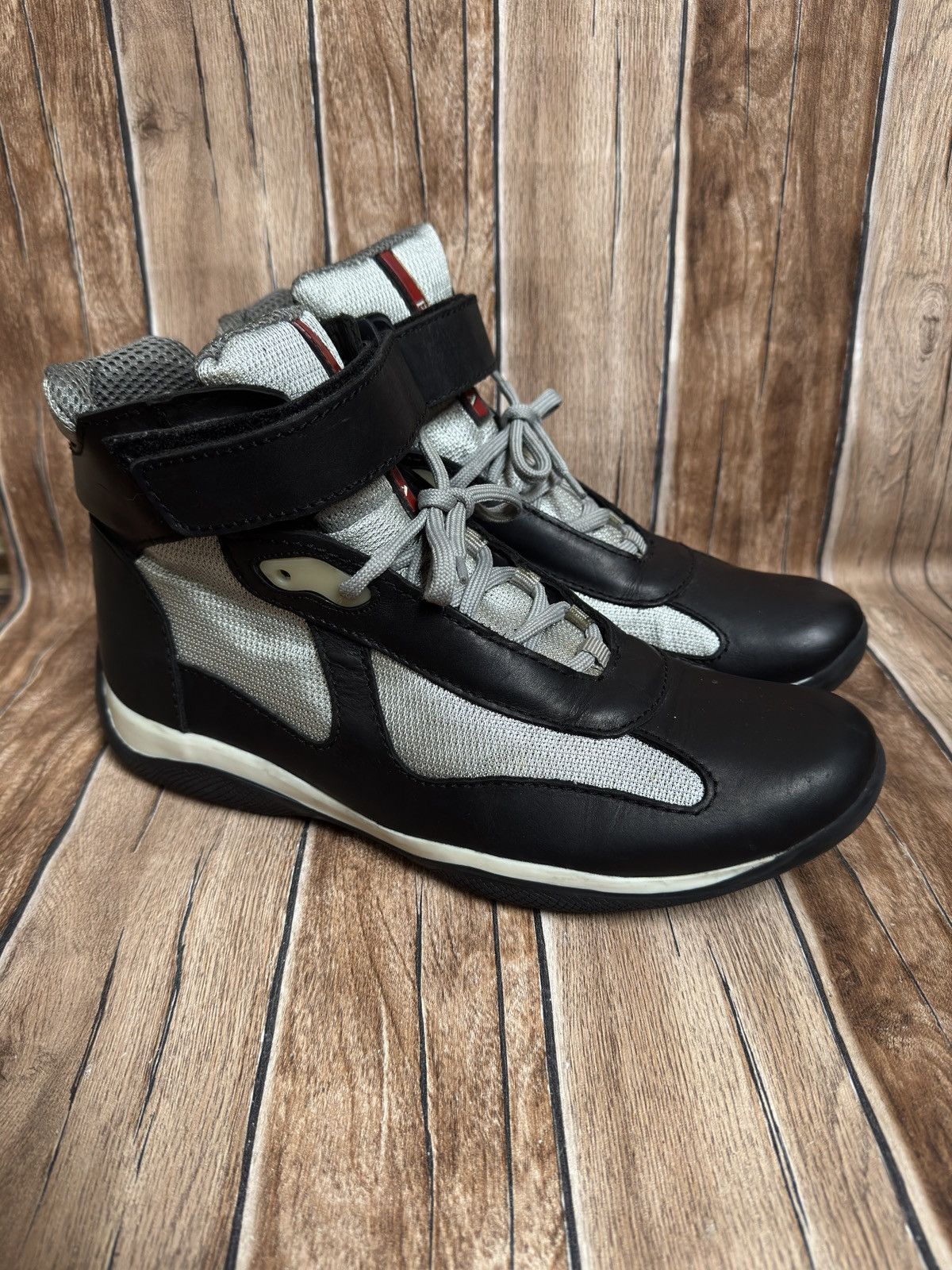 America cup trainers black/grey