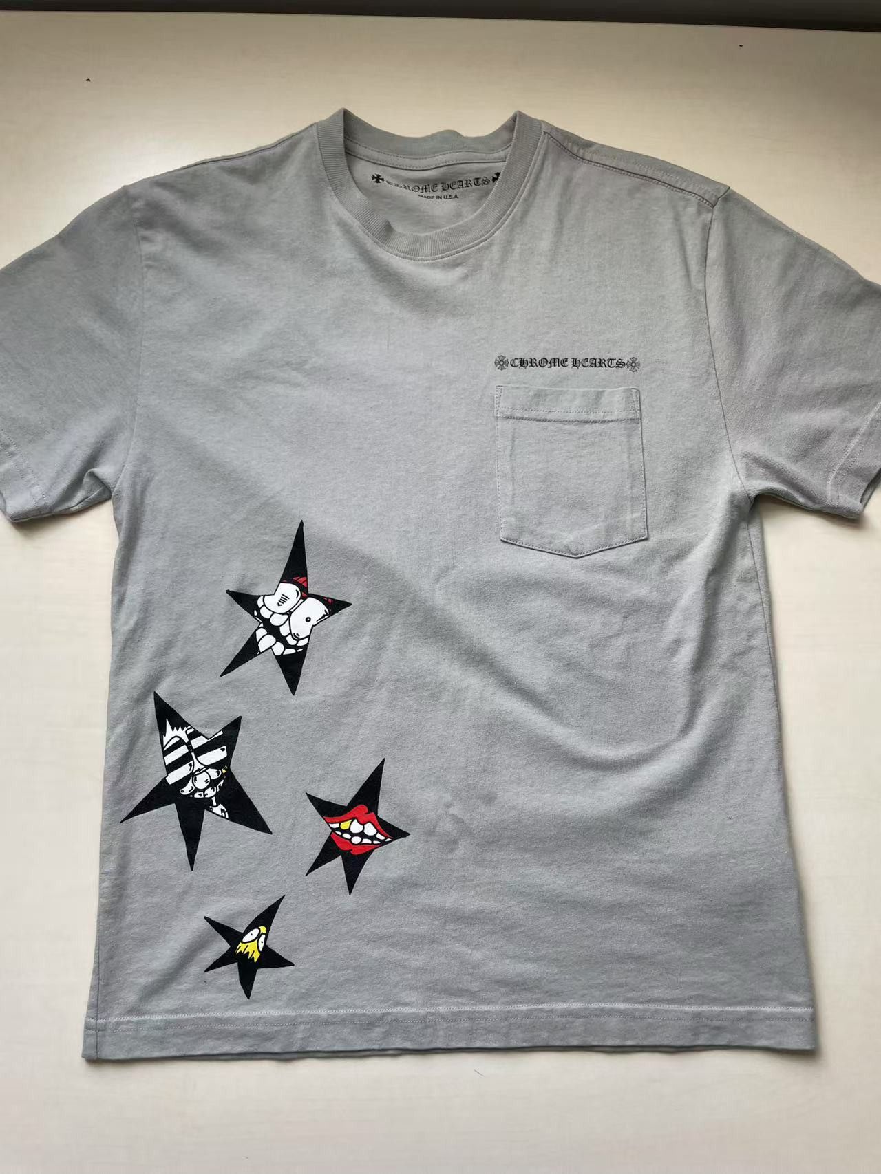 Chrome Hearts Chrome Hearts Matty Boy Grey Suggest Short Sleeve Tee Size US XS / EU 42 / 0 - 4 Thumbnail
