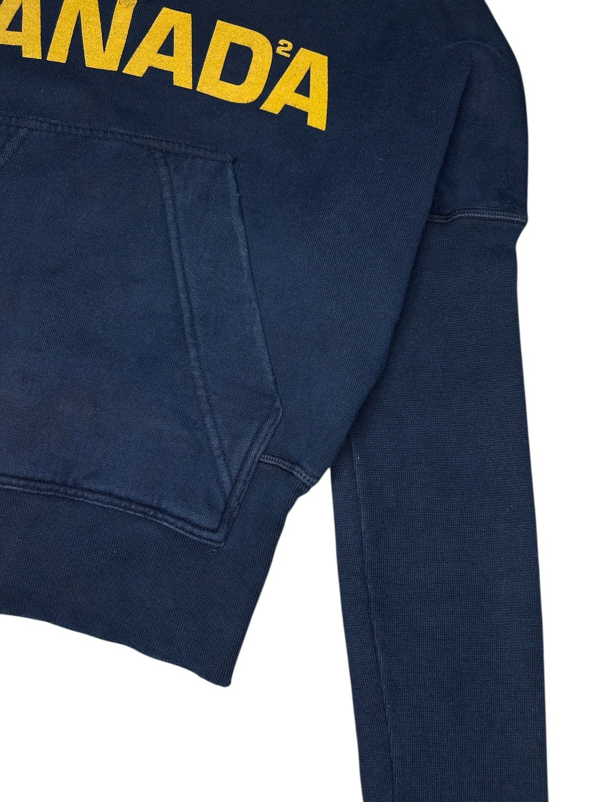 Dsquared2 F/W 04 Canada Cropped Sweatshirt Size L / US 10 / IT 46 - 4 Thumbnail