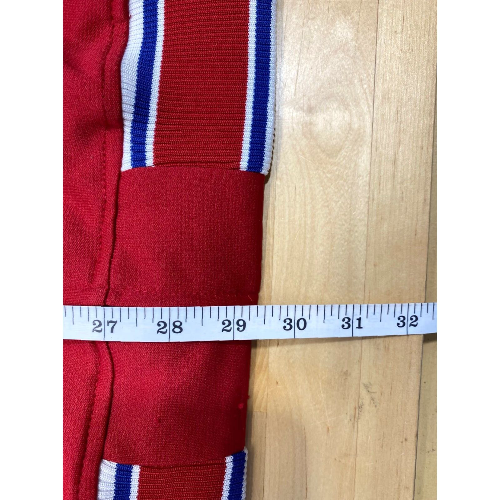 Vintage Stitches Mens Red & White Phillies Jacket L MLB Baseball Distress Full Zip Size L Woman? Size US L / EU 52-54 / 3 - 7 Thumbnail