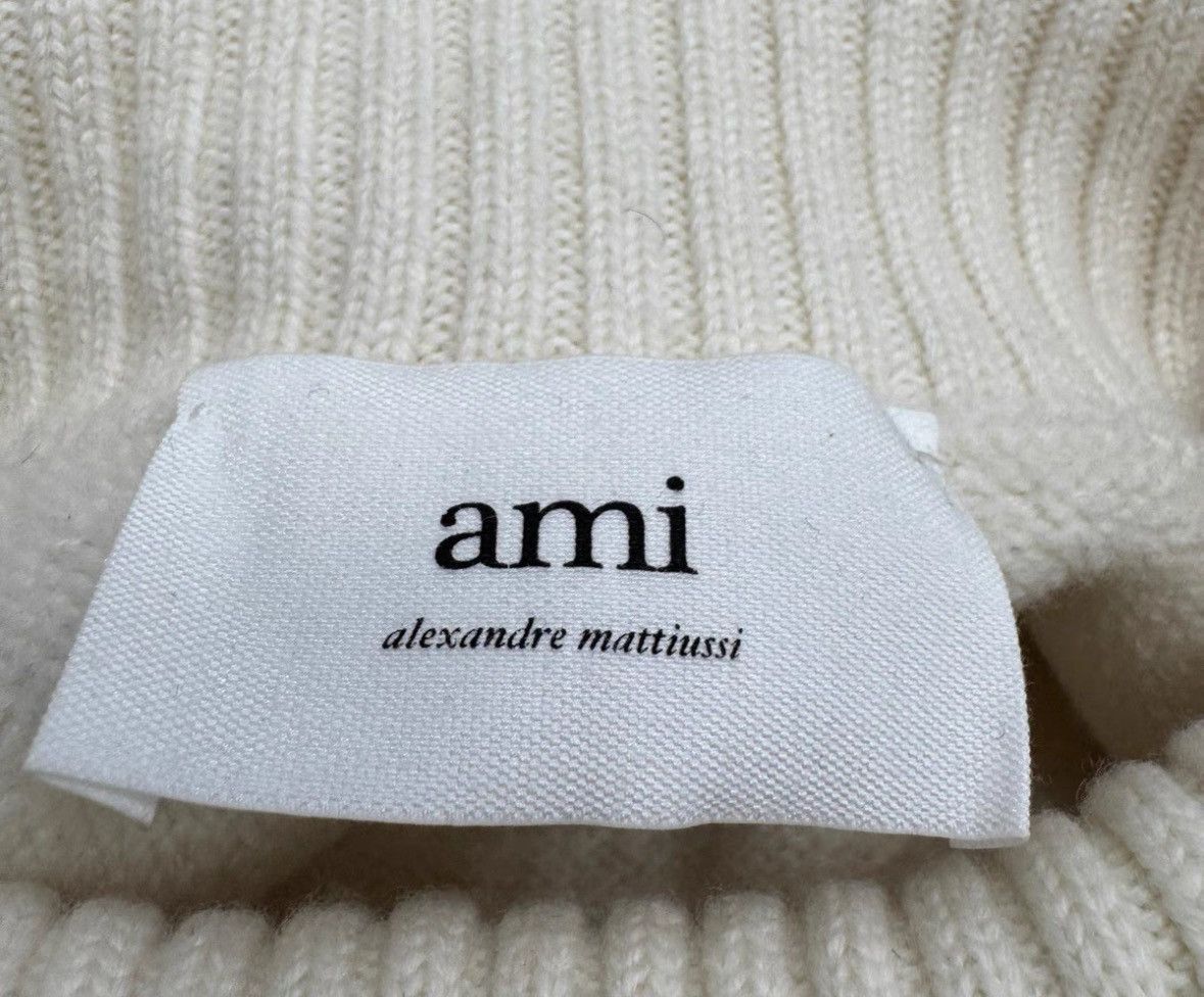 AMI AMIPARIS Red Heart Logo Crewneck Sweater -2507 Size US XL / EU 56 / 4 - 3 Thumbnail
