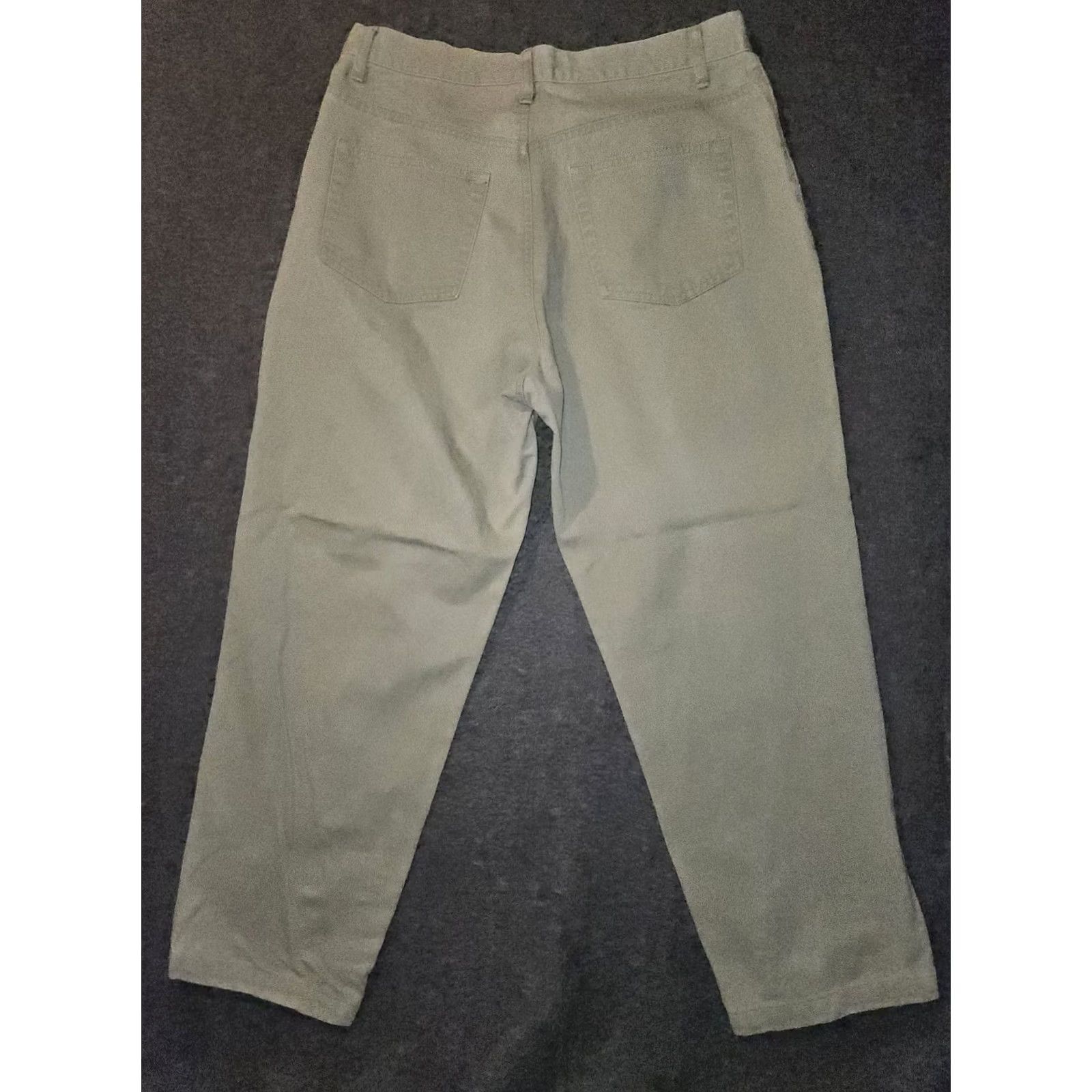 Old Navy Vintage Old Navy Straight Leg Jeans Womens 14 Lt Beige High Rise Casual Y2K Size 36" / US 14 / IT 50 - 7 Thumbnail