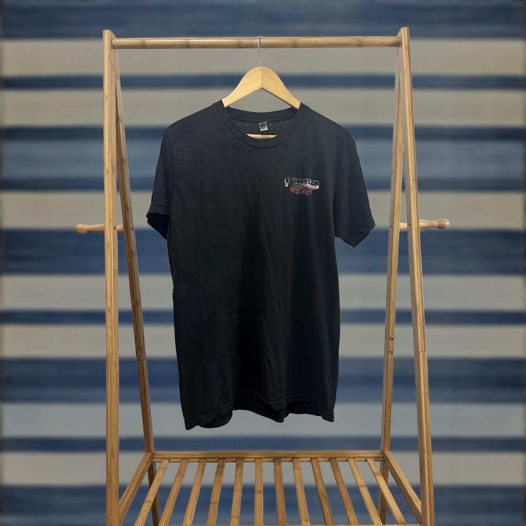 American Apparel VTG Foundation Skate T-Shirt L Black American Apparel Mens Distressed Fade Pattern Casual Shirt Size US L / EU 52-54 / 3 - 1 Thumbnail