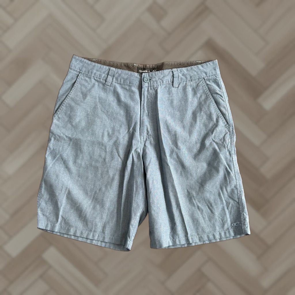 O'Neill O'Neill Chino Shorts Mens Size 36 Light Blue Striped Casual Size US 36 / EU 52 - 1 Thumbnail