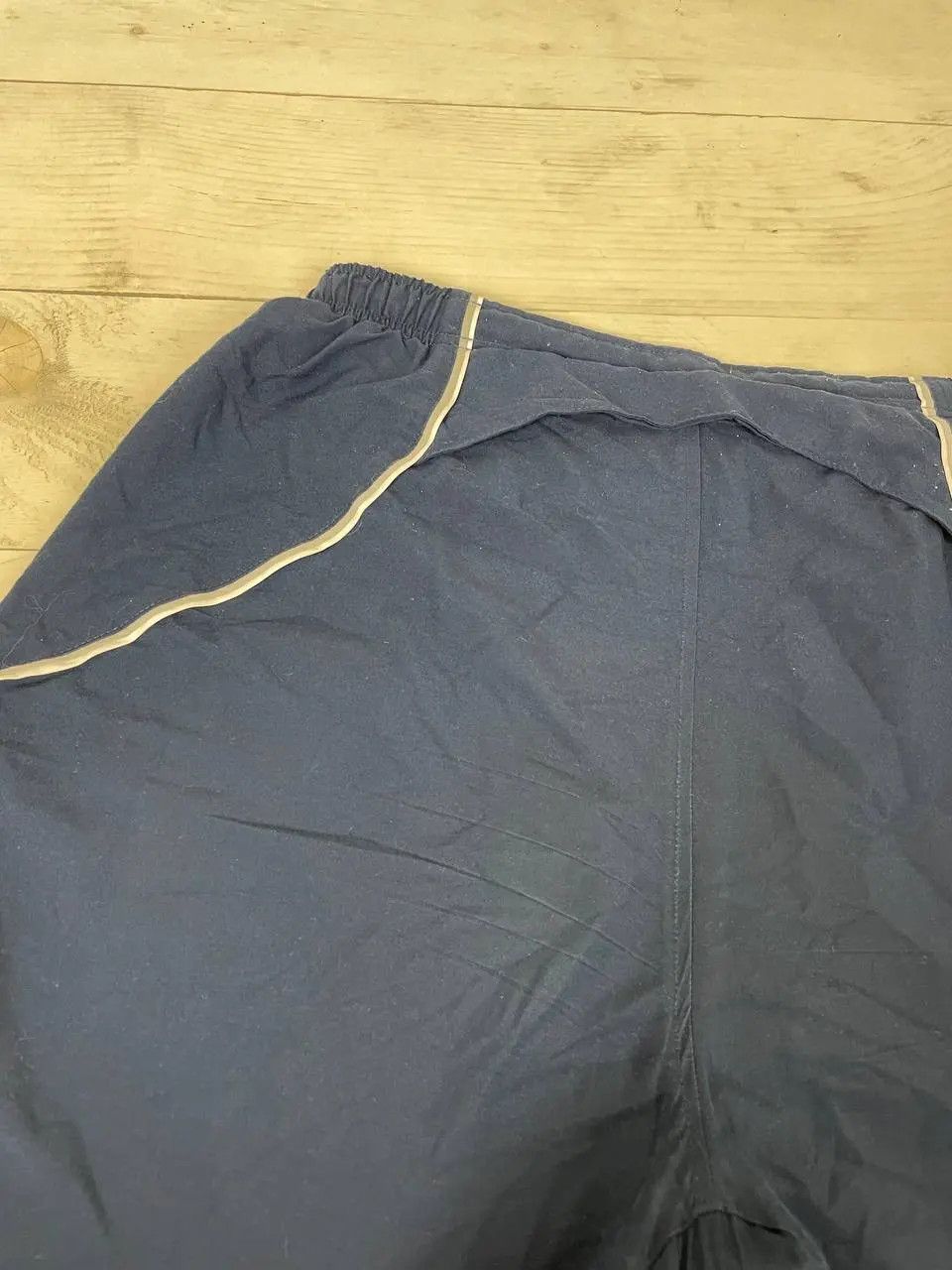 Nike Vintage Nike Track Pants 00s Striped Nylon Swoosh Y2K Baggy Size US 34 / EU 50 - 14 Thumbnail