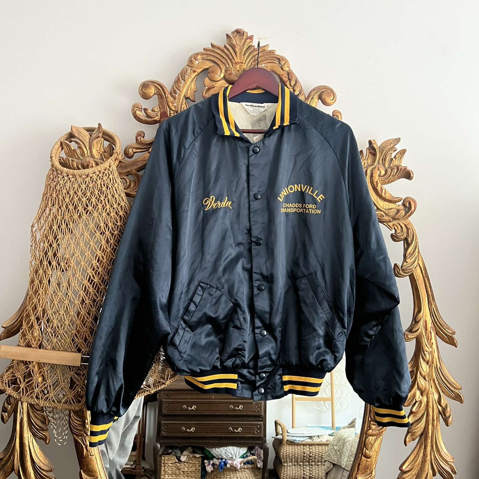 Other Vintage ASW Blue University Bomber Jacket Size Medium Size US M / EU 48-50 / 2 - 1 Thumbnail