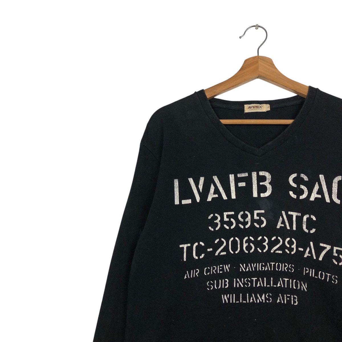 Avirex 📌Vintage Sweatshirt Avirex Big Logo Spell Out Size US L / EU 52-54 / 3 - 8 Thumbnail