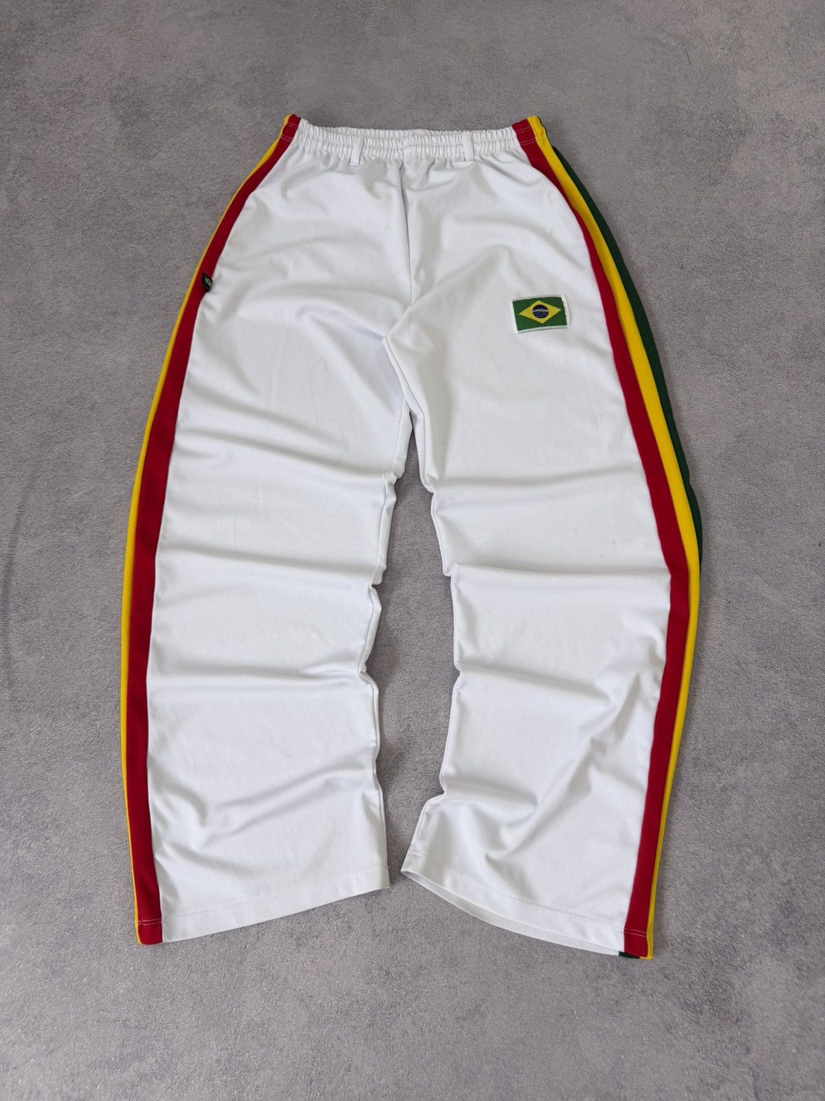 Japanese Brand 00s Brasil Retro Flared Bootcut Japan Style Pants Y2K Size US 36 / EU 52 - 1 Thumbnail