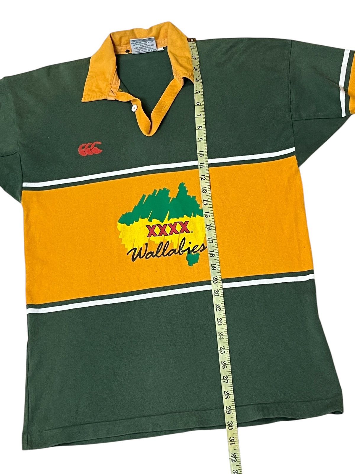 The Australian Outback Collection VINTAGE 90s AUSTRALIA WALLABIES 93/94 TRAINING RUGBY JERSEY Size US M / EU 48-50 / 2 - 9 Thumbnail