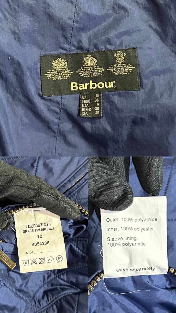 Barbour Barbour Grace Polar Quilt Jacket sz uk10 belted pockets hood Size M / US 6-8 / IT 42-44 - 11 Thumbnail