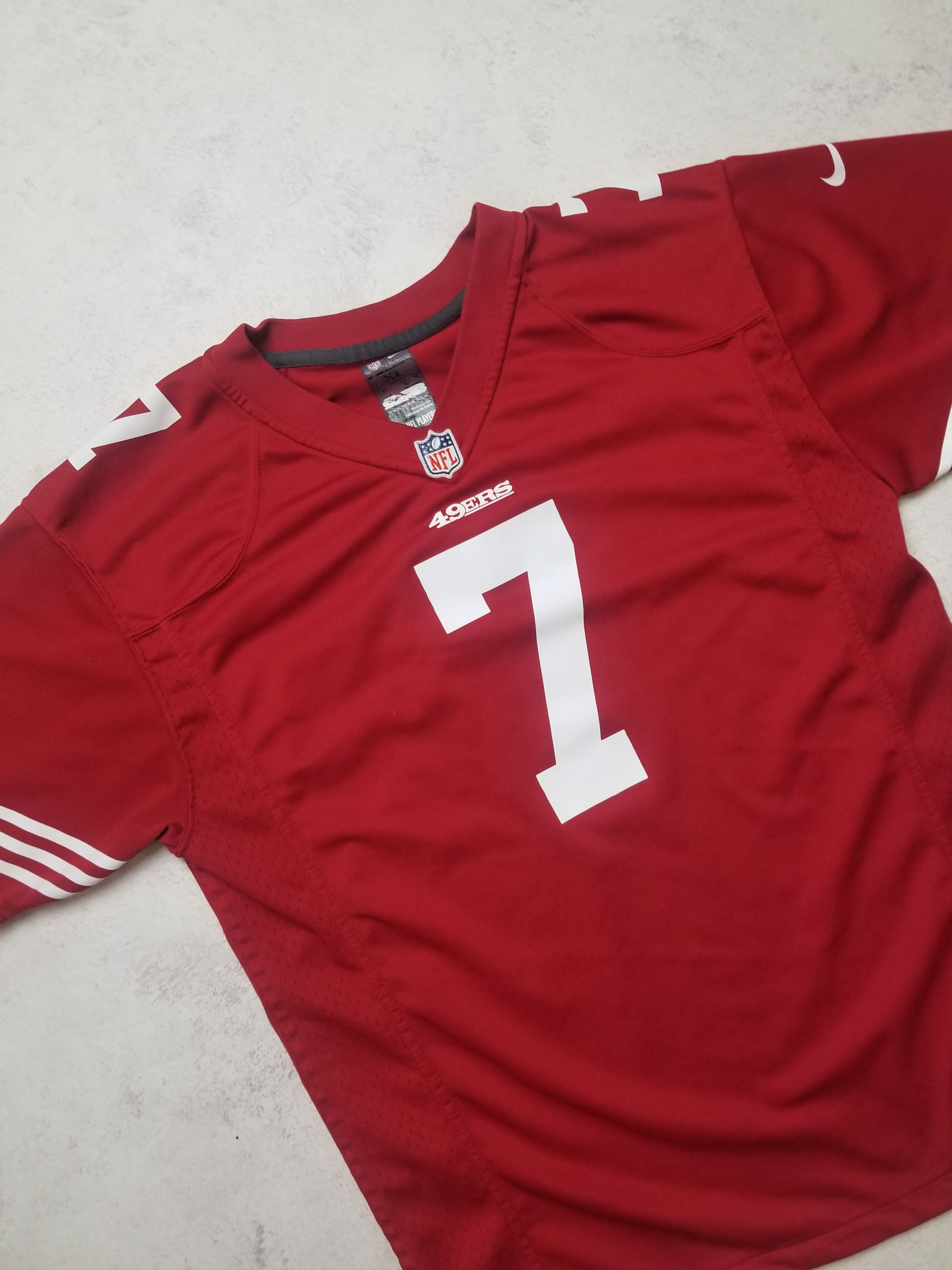 Nike Colin Kaepernick San Francisco 49ers NFL Jersey Youth XL Size US XS / EU 42 / 0 - 7 Thumbnail