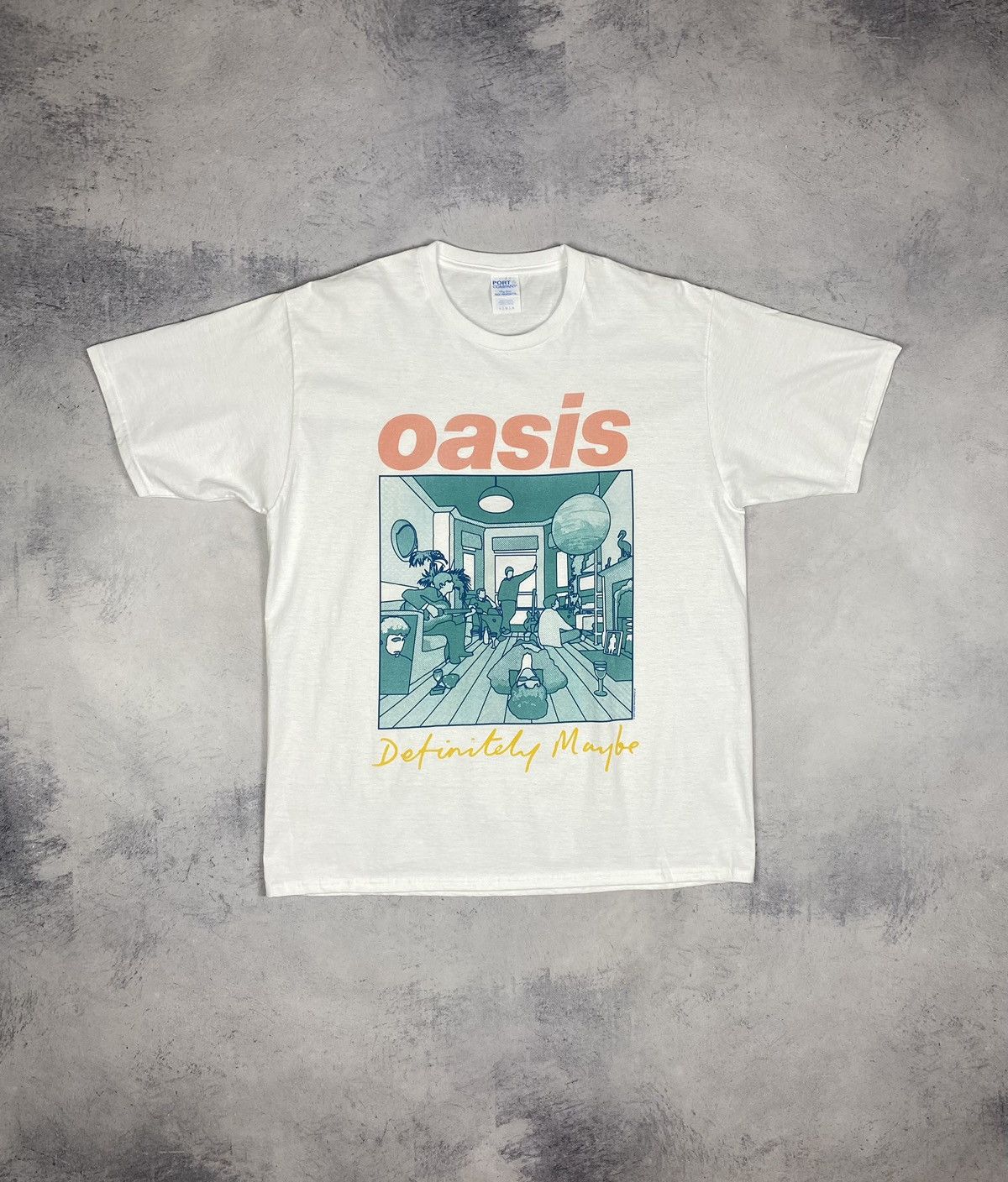 Band Tees Oasis - Definitely Maybe Album Multicolored Band Tee Size US L / EU 52-54 / 3 - 2 Thumbnail