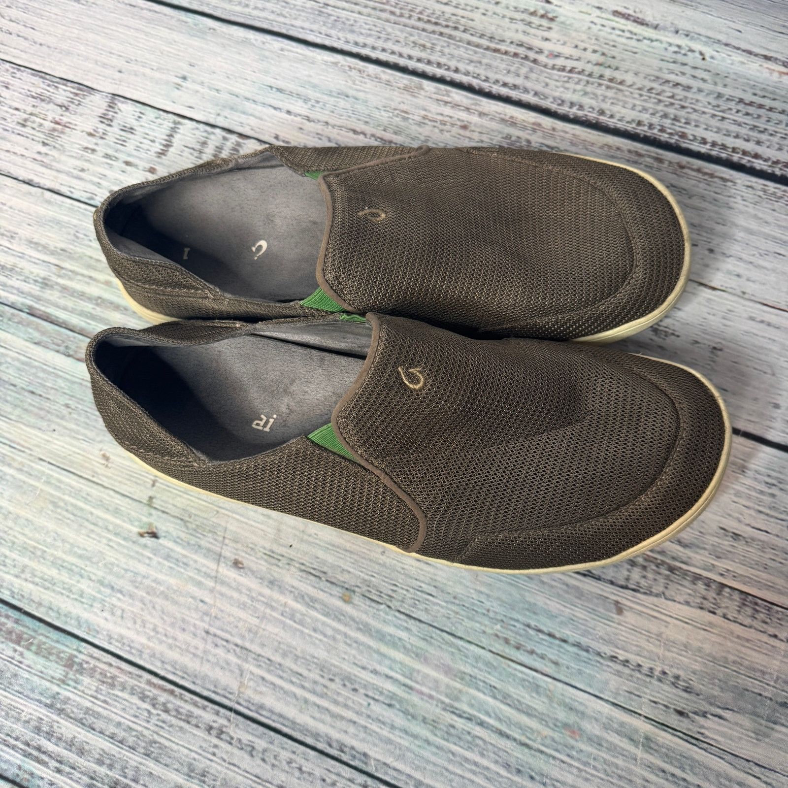 Olukai OluKai Men’s 11 Nohea Mesh Slip-On Shoes Brown Size US 11 / EU 44 - 2 Thumbnail